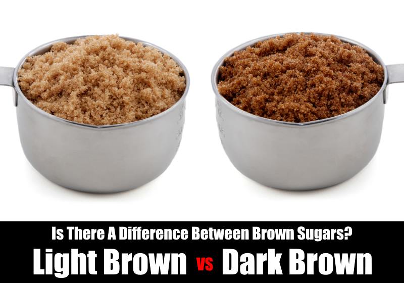difference between light and dark brown sugar